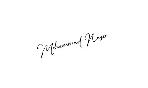 Mohammad Naser name signature